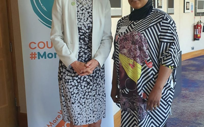 With Minister Pippa Hackett